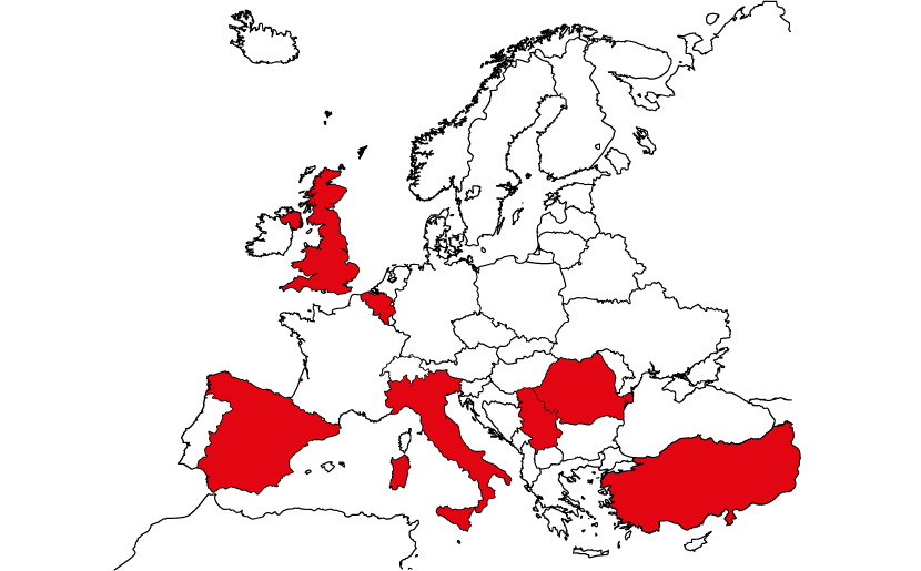 mappa europa Echo
